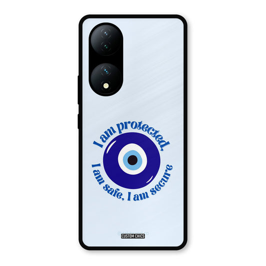 I Am Safe Vivo Y100 Mobile Back Cover - Aesthetic PrintShield Case