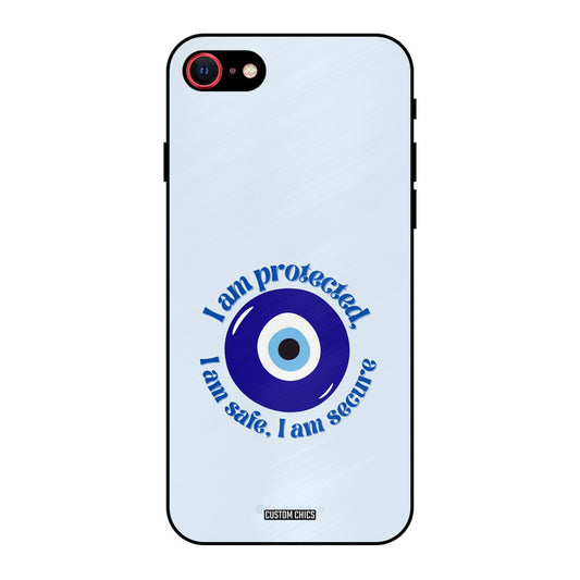 I Am Safe iPhone SE 2020 Mobile Back Cover - Aesthetic PrintShield Case