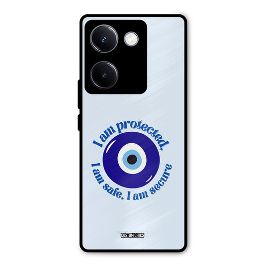 I Am Safe Vivo Y300 Plus Mobile Back Cover - Aesthetic PrintShield Case