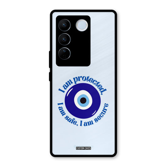 I Am Safe Vivo V27 Pro Mobile Back Cover - Aesthetic PrintShield Case