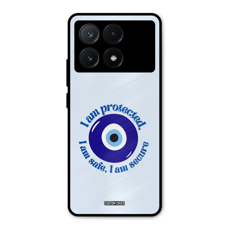 I Am Safe Poco X6 Pro Mobile Back Cover - Aesthetic PrintShield Case