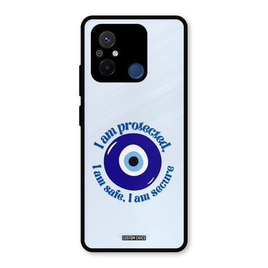 I Am Safe Redmi 12c Mobile Back Cover - Aesthetic PrintShield Case