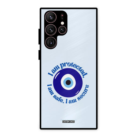 I Am Safe Samsung Galaxy S22 Ultra Mobile Back Cover - Aesthetic PrintShield Case
