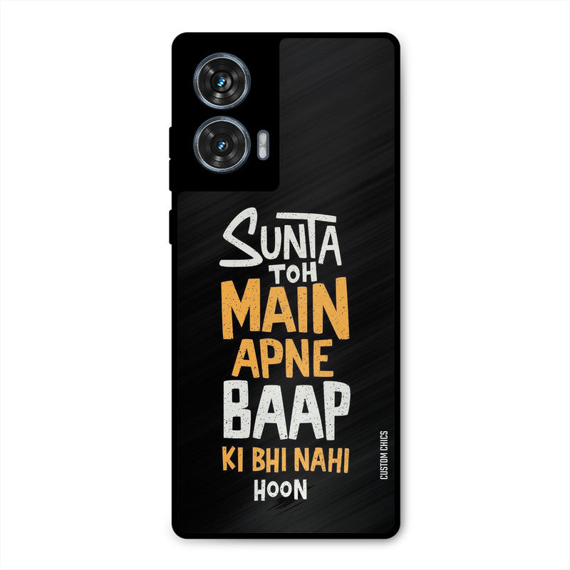 I Dont Listen Moto G96 Mobile Back Cover - Typography PrintShield Case