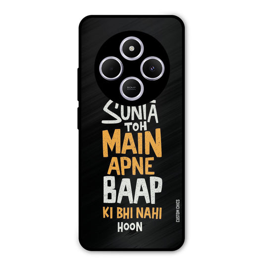I Dont Listen Poco C75 Mobile Back Cover - Typography PrintShield Case