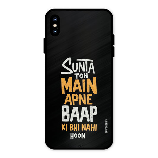I Dont Listen iPhone XS Max Mobile Back Cover - Typography PrintShield Case
