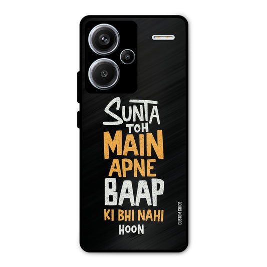 I Dont Listen Redmi Note 13 Pro Plus Mobile Back Cover - Typography PrintShield Case