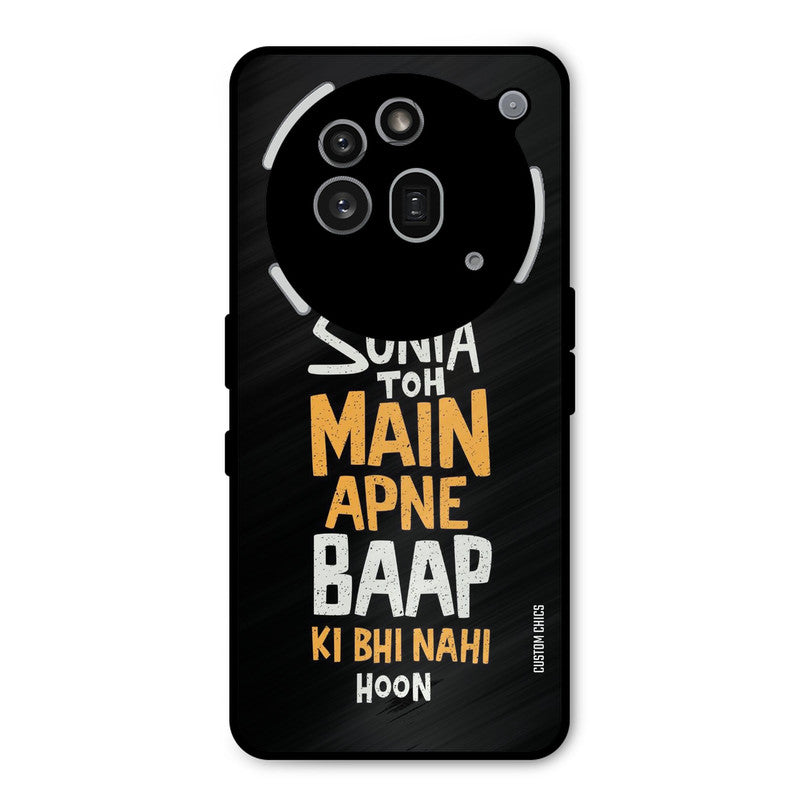I Dont Listen Nothing Phone 3A Pro Mobile Back Cover - Typography PrintShield Case