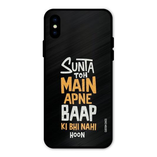 I Dont Listen iPhone X Mobile Back Cover - Typography PrintShield Case