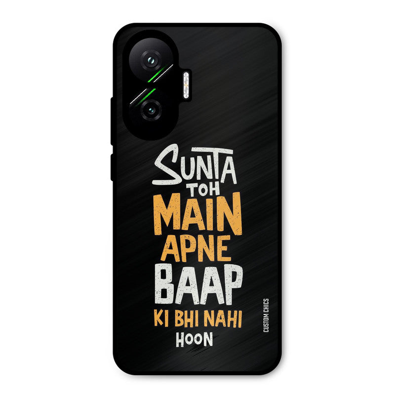 I Dont Listen Poco F7 5G Mobile Back Cover - Typography PrintShield Case