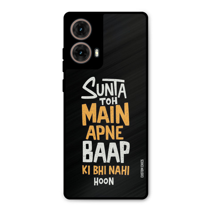 I Dont Listen Moto G85 Mobile Back Cover - Typography PrintShield Case