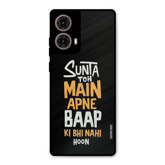I Dont Listen Moto G85 Mobile Back Cover - Typography PrintShield Case