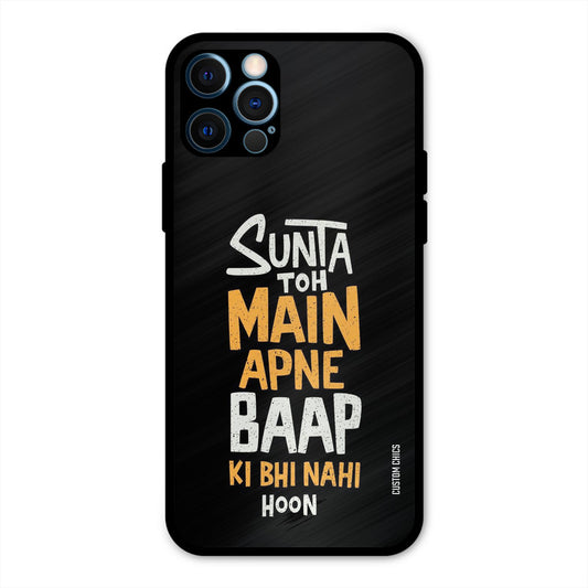 I Dont Listen iPhone 12 Pro Mobile Back Cover - Typography PrintShield Case