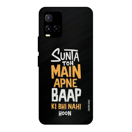 I Dont Listen Vivo Y33s Mobile Back Cover - Typography PrintShield Case