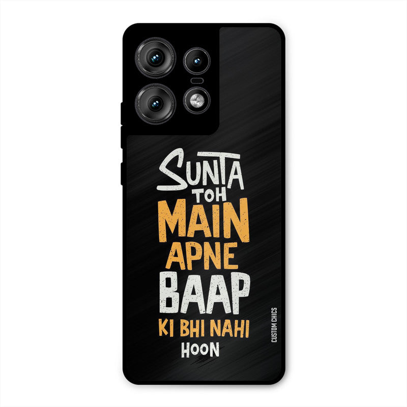 I Dont Listen Motorola Edge 50 Pro Mobile Back Cover - Typography PrintShield Case