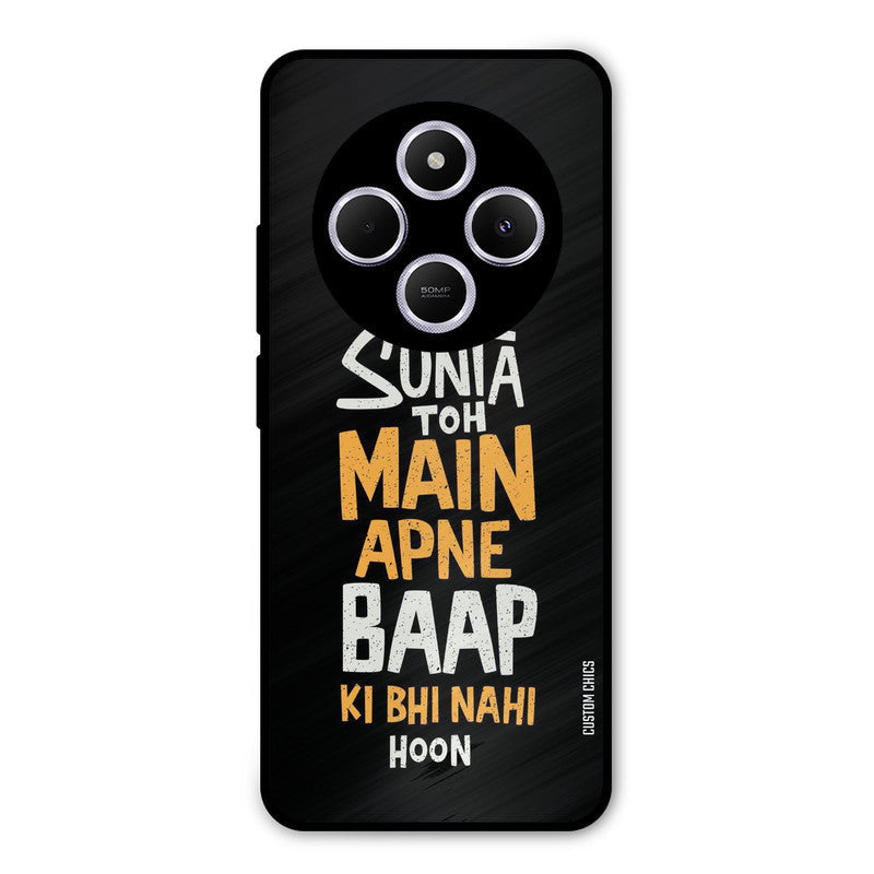I Dont Listen Poco M7 Mobile Back Cover - Typography PrintShield Case