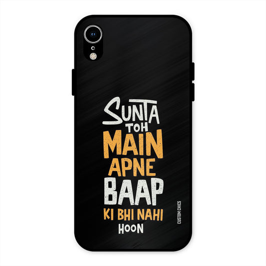 I Dont Listen iPhone XR Mobile Back Cover - Typography PrintShield Case