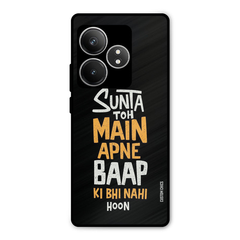 I Dont Listen Realme GT 6T Mobile Back Cover - Typography PrintShield Case
