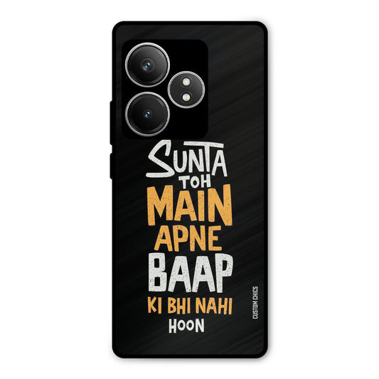 I Dont Listen Realme GT 6T Mobile Back Cover - Typography PrintShield Case