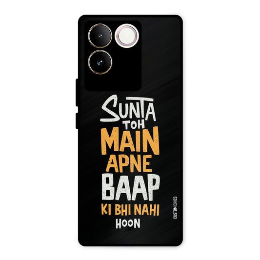 I Dont Listen Vivo T2 Pro Mobile Back Cover - Typography PrintShield Case