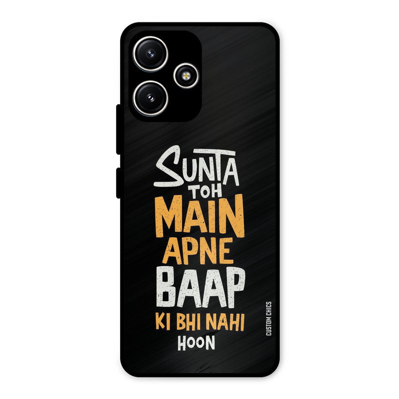 I Dont Listen Redmi 12 5G Mobile Back Cover - Typography PrintShield Case