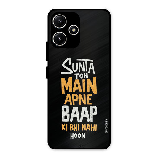 I Dont Listen Redmi 12 5G Mobile Back Cover - Typography PrintShield Case
