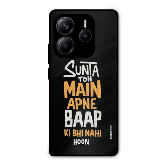 I Dont Listen Redmi Note 14 Mobile Back Cover - Typography PrintShield Case