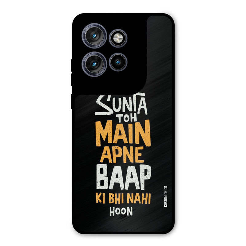 I Dont Listen Motorola Edge 50 Neo Mobile Back Cover - Typography PrintShield Case