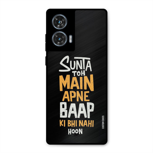 I Dont Listen Motorola Edge 50 Fusion Mobile Back Cover - Typography PrintShield Case