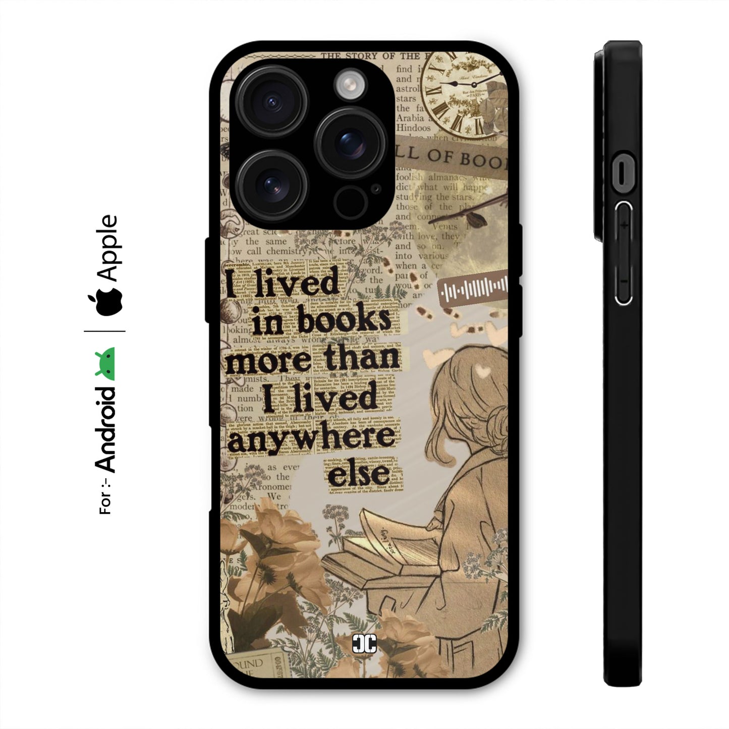 Lived In Book Case – Premium PrintShield Mobile Cover