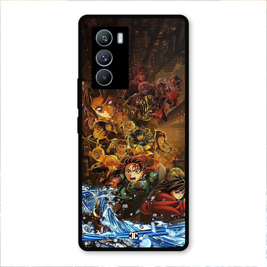 Demon Slayers IQOO 9SE Mobile Back Cover - Anime PrintShield Case