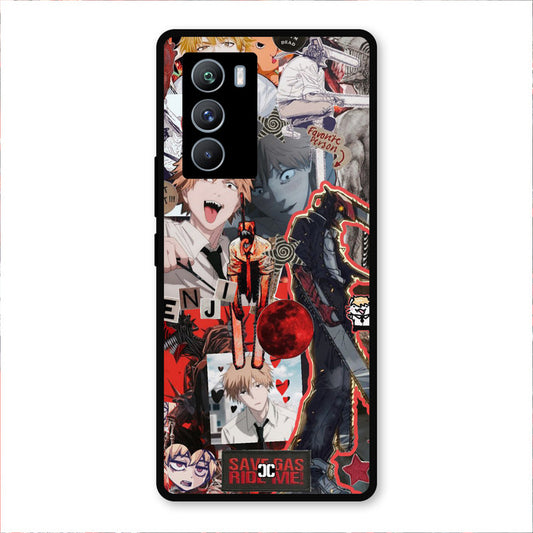 Denji Thoughts IQOO 9SE Mobile Back Cover - Anime PrintShield Case