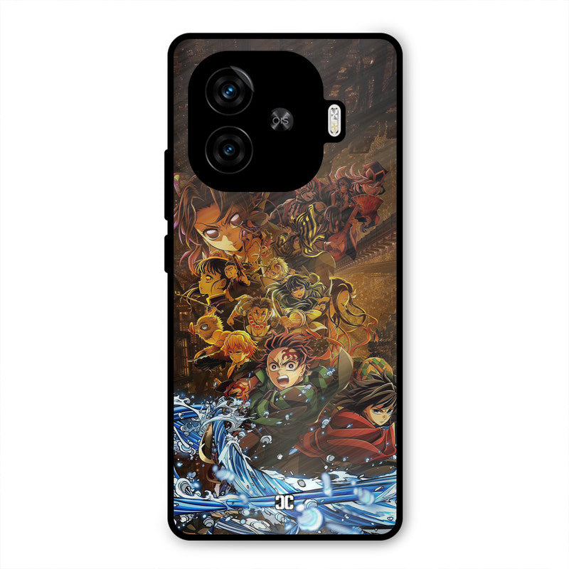 Demon Slayers IQOO Neo 10r Mobile Back Cover - Anime PrintShield Case