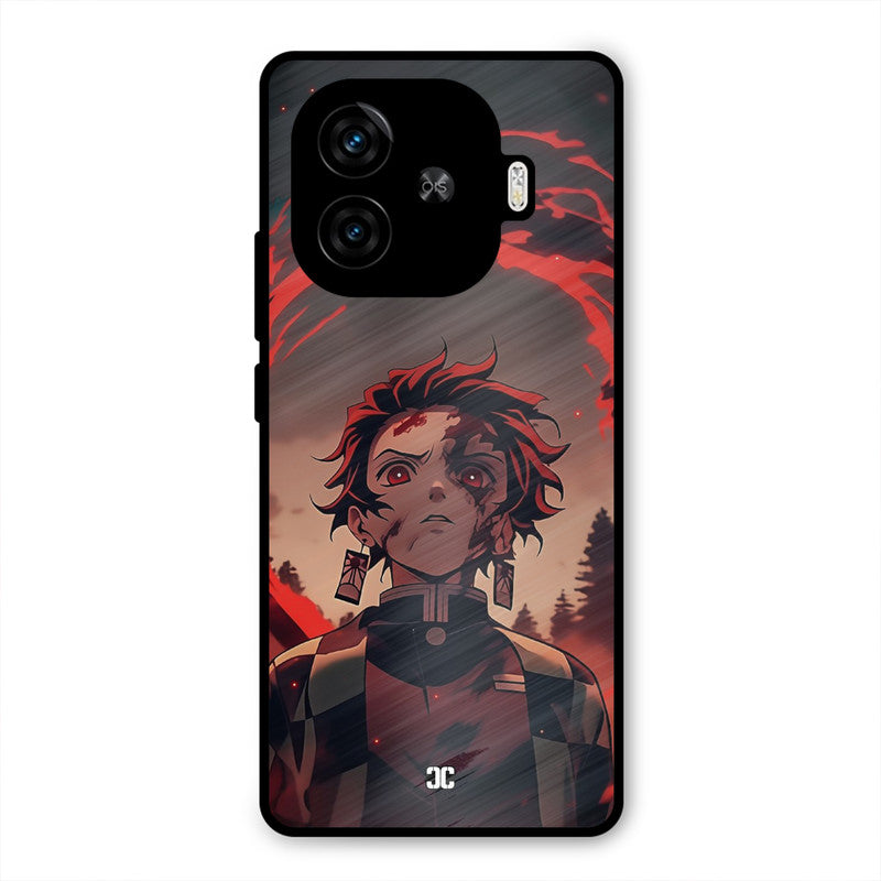 Raging Tanjiro IQOO Neo 10r Mobile Back Cover - Anime PrintShield Case