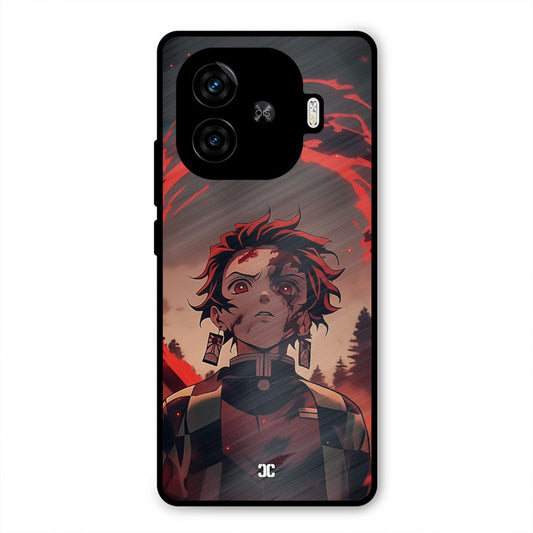 Raging Tanjiro IQOO Neo 10r Mobile Back Cover - Anime PrintShield Case