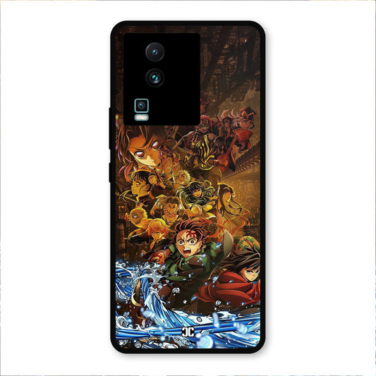 Demon Slayers IQOO Neo 7 Mobile Back Cover - Anime PrintShield Case