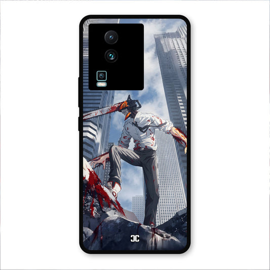 Denji Fighting IQOO Neo 7 Mobile Back Cover - Anime PrintShield Case