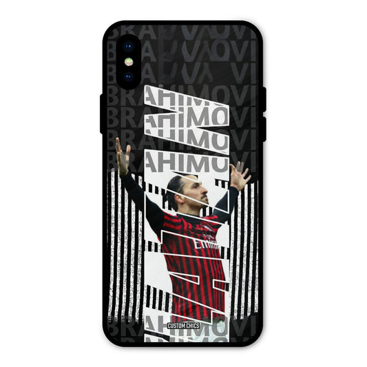 Ibrahimovic Typography iPhone X Mobile Back Cover - Sports PrintShield Case
