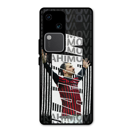 Ibrahimovic Typography Vivo V30 Mobile Back Cover - Sports PrintShield Case