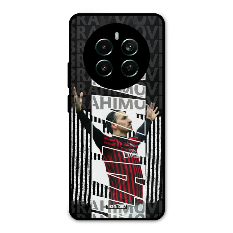 Ibrahimovic Typography Realme 12 Plus Mobile Back Cover - Sports PrintShield Case