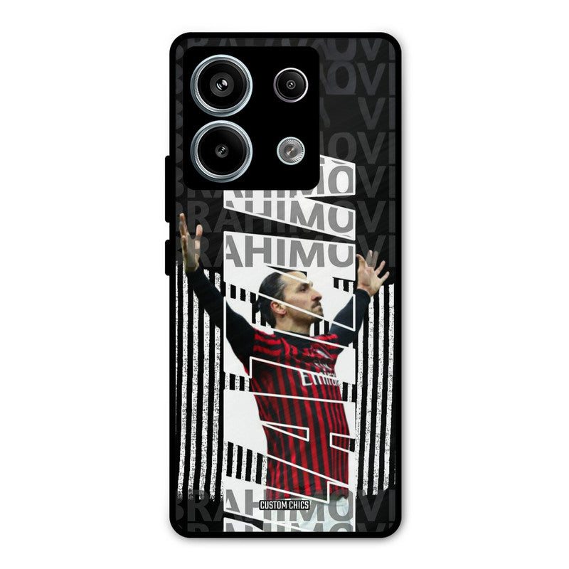 Ibrahimovic Typography Redmi Note 13 Pro 5G Mobile Back Cover - Sports PrintShield Case