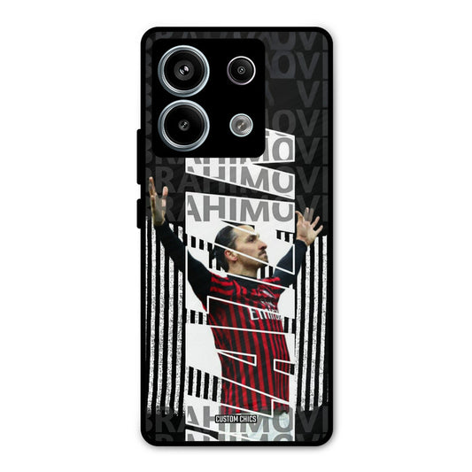 Ibrahimovic Typography Redmi Note 13 Pro 5G Mobile Back Cover - Sports PrintShield Case