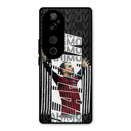 Ibrahimovic Typography Vivo V40 Mobile Back Cover - Sports PrintShield Case