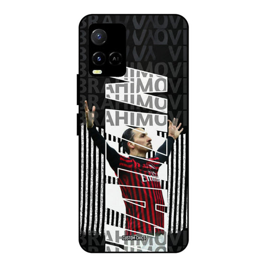 Ibrahimovic Typography Vivo Y33s Mobile Back Cover - Sports PrintShield Case