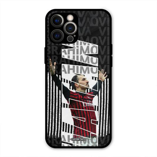 Ibrahimovic Typography  iPhone 12 Pro Max Mobile Back Cover - Sports PrintShield Case