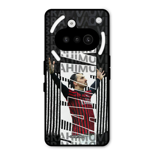 Ibrahimovic Typography Nothing Phone 3A Mobile Back Cover - Sports PrintShield Case