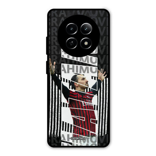 Ibrahimovic Typography Realme Narzo N65 Mobile Back Cover - Sports PrintShield Case