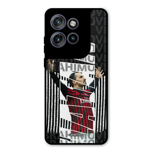 Ibrahimovic Typography Motorola Edge 50 Neo Mobile Back Cover - Sports PrintShield Case