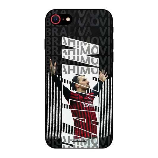 Ibrahimovic Typography iPhone SE 2020 Mobile Back Cover - Sports PrintShield Case