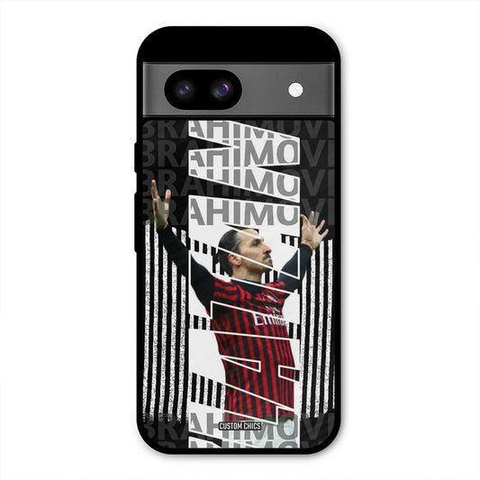 Ibrahimovic Typography Google Pixel 8a Mobile Back Cover - Sports PrintShield Case